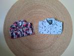 2x blouse korte mouw - mt 68, Ophalen of Verzenden, Zo goed als nieuw, Jongetje, Overhemdje of Bloesje