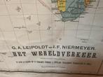 Wereldverkeer Schoolplaat - Leipoldt & Niermeyer, Antiek en Kunst, Ophalen of Verzenden, Aardrijkskunde