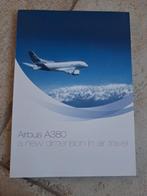 Airbus A380 Brochure - Nieuwe Dimensie in Luchtvaart B, Ophalen of Verzenden, Zo goed als nieuw, Algemeen, Airbus