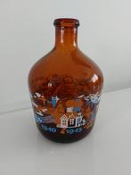 Oude bruine fles herdenking WO2 1940 - 1945, Verzamelen, Militaria | Tweede Wereldoorlog, Ophalen of Verzenden, Nederland