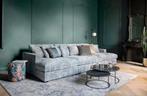 Showroommodel Loungebank Lorena, Ophalen, Nieuw, Vierpersoons of meer, Stof