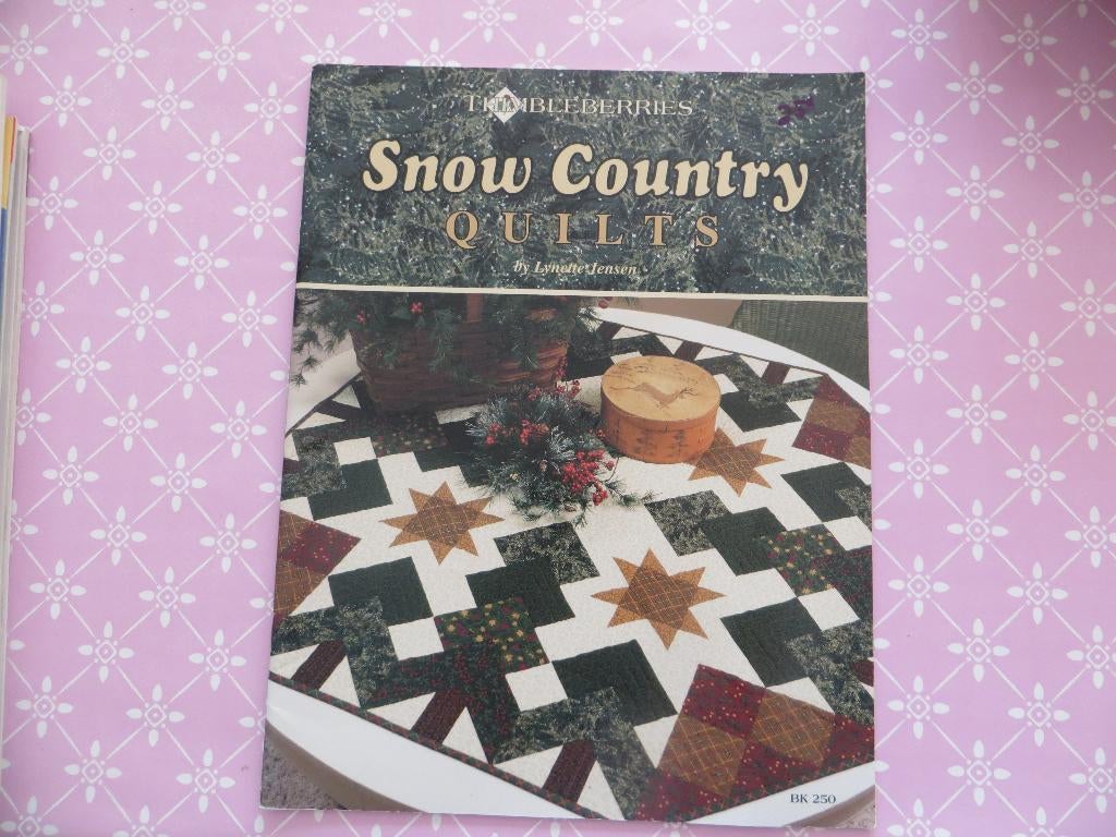 quiltblad/patchwork/Snow Country quilts/Winter/Lynette Jense, Ophalen of Verzenden, Gelezen, Borduren en Naaien, Lynette jensen