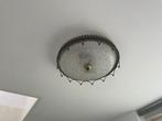Mooie plafonniere, Huis en Inrichting, Lampen | Plafondlampen, Ophalen, Gebruikt, Glas, Vintage