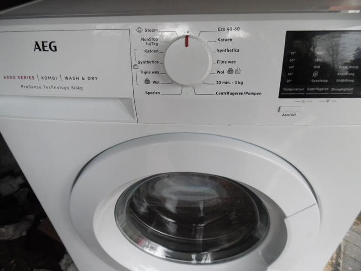 AEG pro sense 2023  wasdroogcombi  semi fabrieksnieuw, Witgoed en Apparatuur, Was-droogcombinaties, Gebruikt, 8 tot 10 kg, 85 tot 90 cm