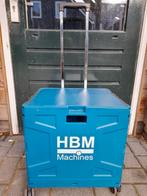 Opvouwbare krat op wieltjes, trolly - HBM Machines, Doe-het-zelf en Verbouw, Kratten en Dozen, Gebruikt, 40 tot 60 cm, Ophalen of Verzenden