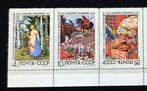 USSR 1969 strip Russische sprookjes Bilibin postfris, Verzenden, Postfris