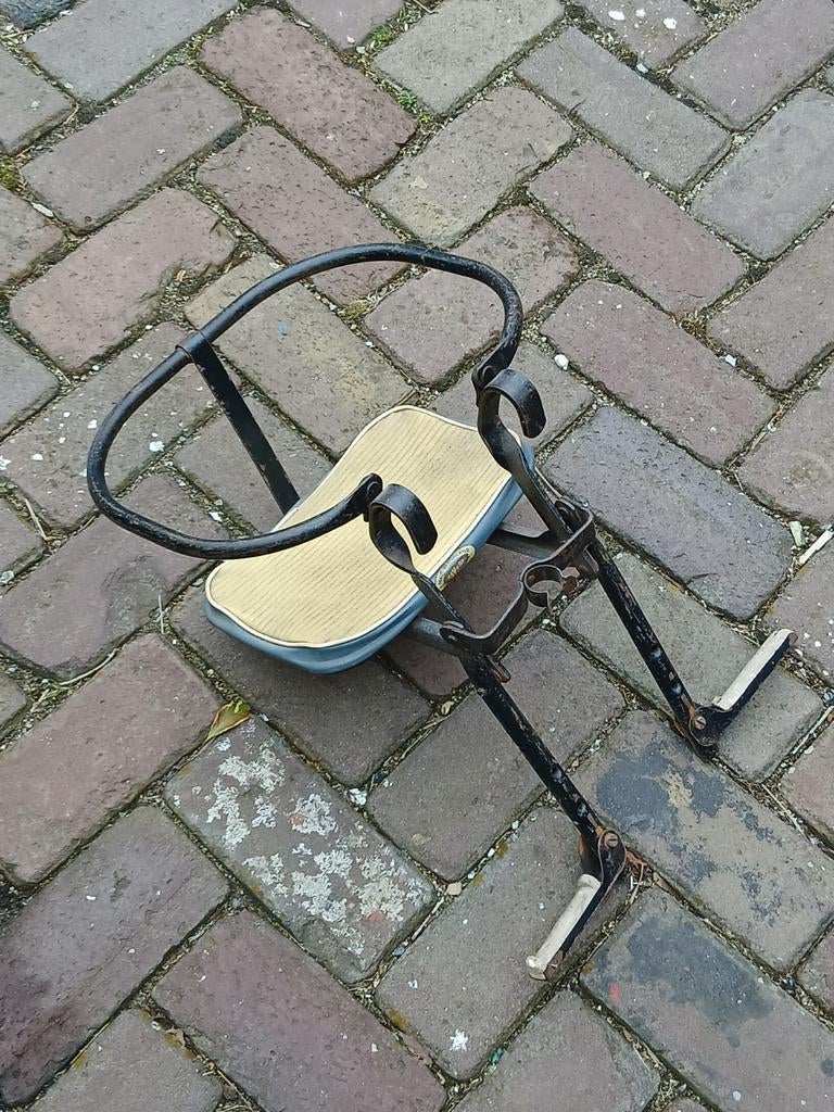 Vintage Kinderzitje Fiets/fietsstoeltje - Haverland Holland, Ophalen, Achterzitje, 0 t/m 18 kg, Haverland