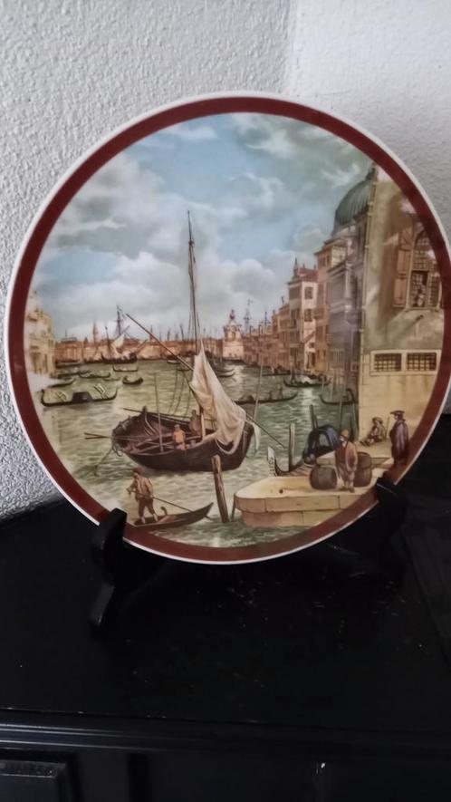 Mooi wandbord gemerkt Royal Schwabap, Antiek en Kunst, Antiek | Wandborden en Tegels, Ophalen of Verzenden