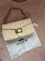 Coach Quilted Tabby, Ophalen, Zo goed als nieuw, Beige, Schoudertasje