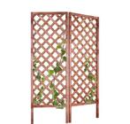 IvoQ Houten Trellisschermen – Set van 2 | Klimrek voor Plant, Ophalen, Zomer, Klimplanten, Halfschaduw