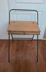 Industrieel frans kinder lessenaar / krijtbord Inklapbaar, Ophalen