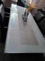Gehard glazen eettafel, Ophalen of Verzenden, Zo goed als nieuw