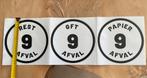 Gratis: Containerstickers nummer 9, Huis en Inrichting, Ophalen, Zo goed als nieuw