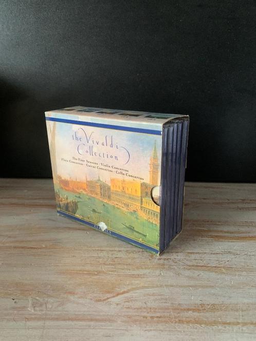 5 cd box the Vilvaldi collection, o.a. de 4 jaargetijden, Cd's en Dvd's, Cd's | Klassiek, Zo goed als nieuw, Orkest of Ballet