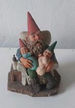 Beeldje David de Kabouter 2 baby's Rien Poortvliet gnomes, Ophalen of Verzenden, Zo goed als nieuw
