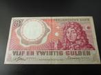 Bankbiljet 25 gulden 1955, Postzegels en Munten, Bankbiljetten | Nederland, Verzenden, 25 gulden, Los biljet