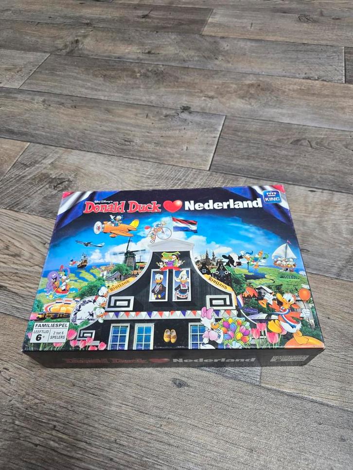 Donald Duck Nederland Bordspel, Hobby en Vrije tijd, Gezelschapsspellen | Bordspellen, Gebruikt, Vijf spelers of meer, Ophalen of Verzenden