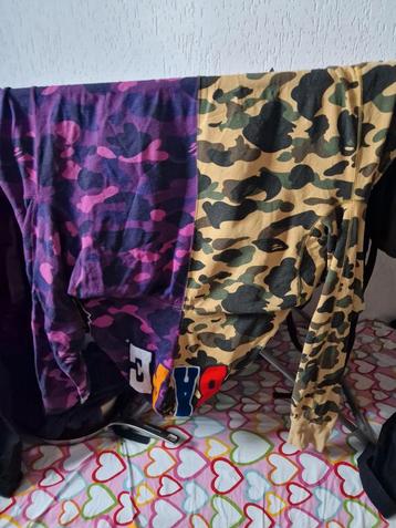 Bape A Bathing Ape Vest, paars, geel. Unieke kleuren! XL beschikbaar voor biedingen