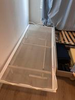 Foldable bed frame, Huis en Inrichting, Slaapkamer | Bedden, Ophalen, Zwart, Tweepersoons, Zo goed als nieuw