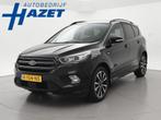Ford Kuga 1.5 ECOBOOST 150 PK ST-LINE + AFN. TREKHAAK + STUU, Auto's, Euro 6, 4 cilinders, Leder en Stof, Zwart