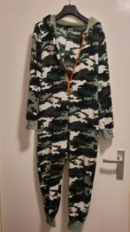 Camouflage Onesie Maat 152/158, Nacht- of Onderkleding, Jongen of Meisje, Ophalen of Verzenden, Zo goed als nieuw