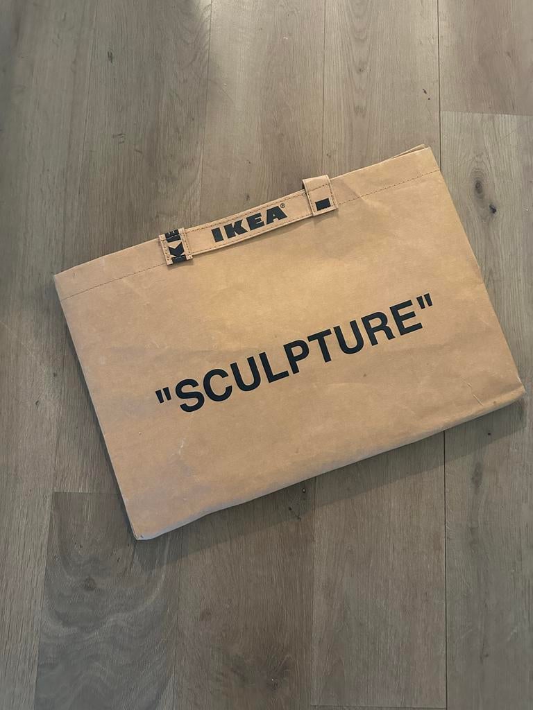 IKEA x Virgil Abloh MARKERAD Tas "For Carrying" 79l, Sieraden, Tassen en Uiterlijk, Tassen | Reistassen en Weekendtassen, Zo goed als nieuw