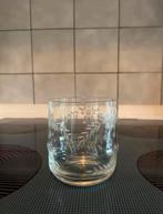 Vintage Glazen met Bloemen Design, Ophalen, Glas of Glazen, Gebruikt, Glas