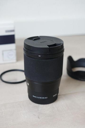 Sigma 16mm f/1.4 DC DN Sony E-mount objectief lens beschikbaar voor biedingen