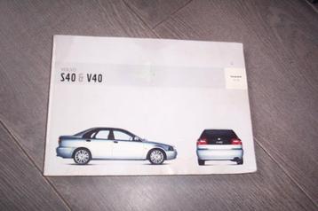 Gebruikershandleiding VOLVO  S40-V40  mk1   1995-2004  beschikbaar voor biedingen