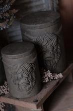 BRYNXZ pot and Top Scotty Majestic Brown/pot en deksel, Huis en Inrichting, Woonaccessoires | Overige, Www.jufbrocante.nl, Www.jufbrocante.nl