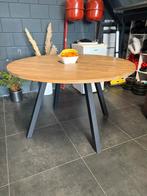 Ronde tafel (1.20m) met of zonder stoelen, Huis en Inrichting, Tafels | Eettafels, Ophalen, Gebruikt, Rond, 100 tot 150 cm