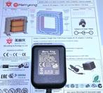 MERRY KING MKD41-1200600 12V 0.6A AC DC Adapter Oplader, Computers en Software, Pc- en Netwerkkabels, Ophalen of Verzenden, Zo goed als nieuw