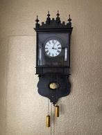Antieke Biedermeier Wandklok 1880, Antiek en Kunst, Antiek | Klokken, Ophalen of Verzenden