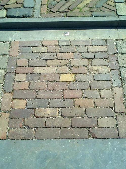 -- 100 m2 Oude hard gebakken 7-duimers, breukformaat --, Tuin en Terras, Tegels en Klinkers, Gebruikt, Klinkers, Keramiek, 10 m² of meer