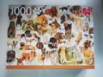 Puzzel 1000 stukjes Rien Poortvliet - Dogs / Hondenposter, Ophalen of Verzenden, Zo goed als nieuw