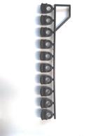 gordijnrail glijders op strip zwart alu rail set van 5, Minder dan 50 cm, Verzenden, Zwart, Nieuw