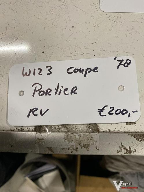Mercedes W123 coupe 1978 Portier Rechtsvoor, Auto-onderdelen, Carrosserie en Plaatwerk, Deur, Gebruikt, Ophalen