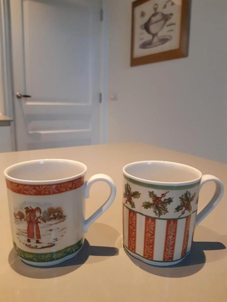 Mokken Kerst Villeroy en Boch Festive Memories, Diversen, Kerst, Zo goed als nieuw, Ophalen of Verzenden