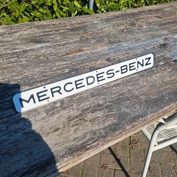 Mercedes-Benz blikken reclamebord  beschikbaar voor biedingen