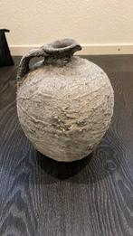 Grijze kruik, Huis en Inrichting, Overige kleuren, Aardewerk of Porselein, Ophalen of Verzenden, Zo goed als nieuw