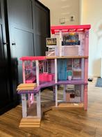 Barbiehuis met accessoires zoals op foto, hele goede staat, Ophalen, Zo goed als nieuw