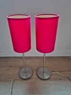 2 Rode Staande Lampjes - EGLO, Gebruikt, Ophalen of Verzenden, Metaal, Modern