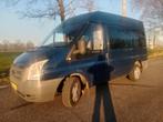 Ford Transit camper 2.2 diesel 2008 blauw 86 pk APK aug 2026, Buscamper of Camperbus, Achteruitrijcamera, Ford, Tot en met 2