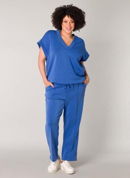 8018 Pants JUNE van YESTA - maat 3 (52), Kleding | Dames, Grote Maten, Nieuw, Broek of Spijkerbroek, Blauw, Verzenden