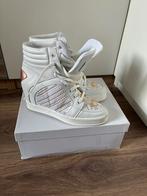 BALDININI wedge sneakers mt.38 nieuwstaat luxe item!  Wow!, Wit, Ophalen of Verzenden, Baldinini, Sneakers of Gympen