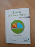 John Hattie - Leren zichtbaar maken, beknopte uitgave., Boeken, HBO, Zo goed als nieuw, Alpha, Ophalen