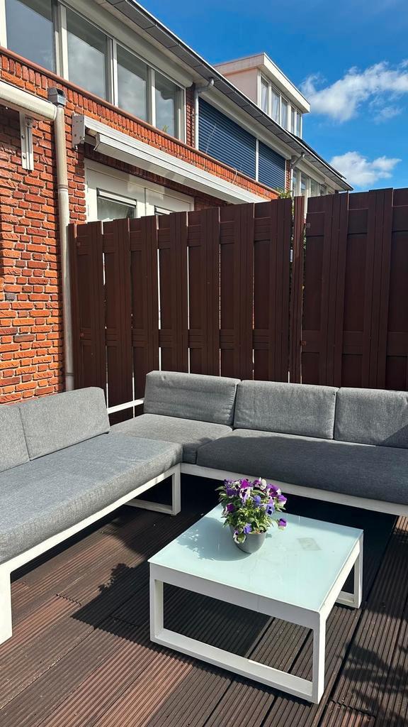 Loungeset Victoria, Tuin en Terras, Tuinsets en Loungesets, Gebruikt, Loungeset, Kunststof, 6 zitplaatsen, Bank, Ophalen of Verzenden