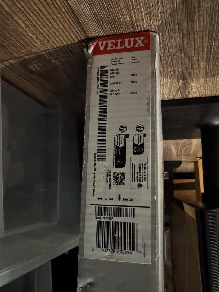 3x Velux verduisterende rolgordijnen DKL SK06 grijs, Huis en Inrichting, Stoffering | Gordijnen en Lamellen, Zo goed als nieuw