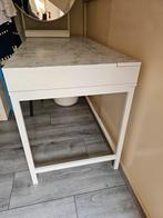 Tafel + spiegel - ideaal als kaptafel combinatie, Huis en Inrichting, Tafels | Sidetables, Ophalen, Zo goed als nieuw, 25 tot 50 cm
