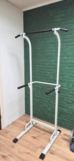 Pull up dip station rek, Sport en Fitness, Fitnessapparatuur, Ophalen, Zo goed als nieuw, Metaal, Krachtstation